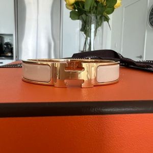 Click H Pink Gold Hermes Bracelet